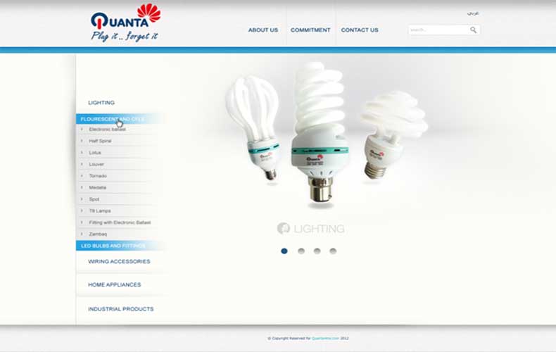 Quanta Website Design and Development