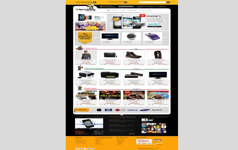 Vendora Store eCommerce Website Design and Development