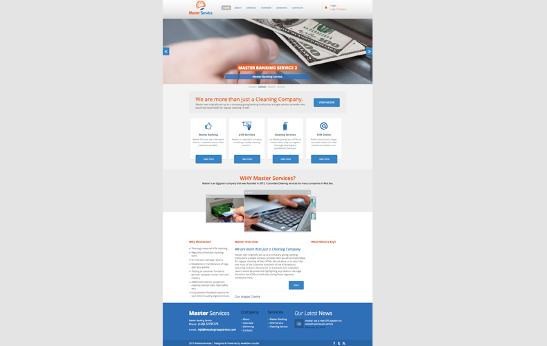 Master Group Service Website Design and Development