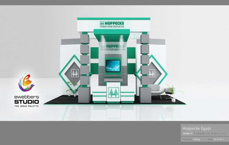 HOPPECKE 3D Exhibition Booth Design