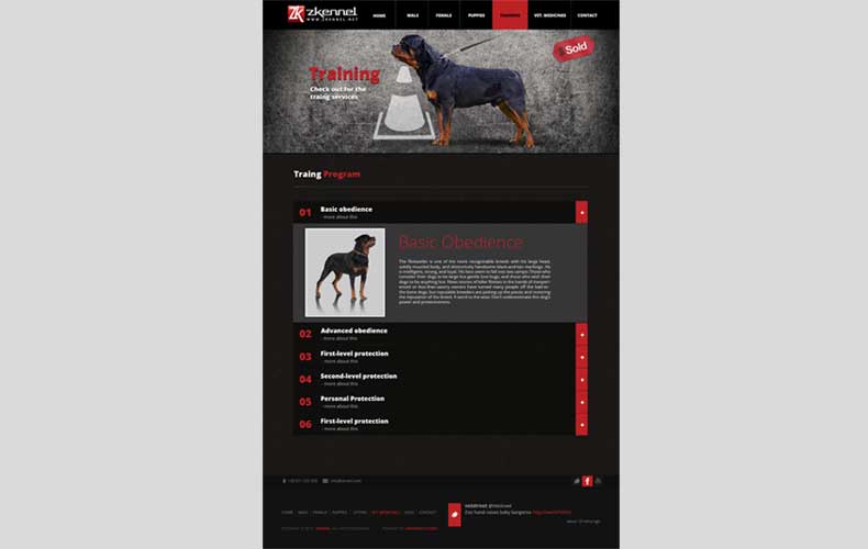 Zkennel Website Design and Development