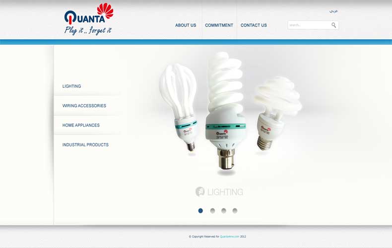 Quanta Website Design and Development