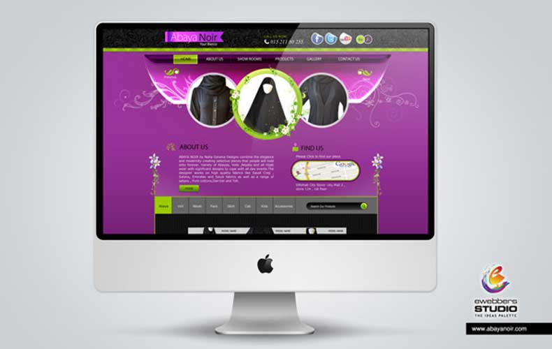 Abaya Noir eCommerce Website Design and Development